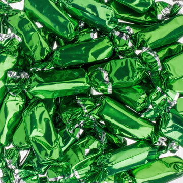 Candy Envy - Individually Wrapped Caramels - Green Wrapper - 2 Pound Bulk Green Candy