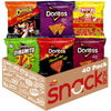 Frito Lay Fiery Mix Variety Pack, Hot & Spicy Snacks Single Serve Bags, (Pack Of 40), Flamin' Hot Cheetos, Doritos, Chester'S Hot Fries