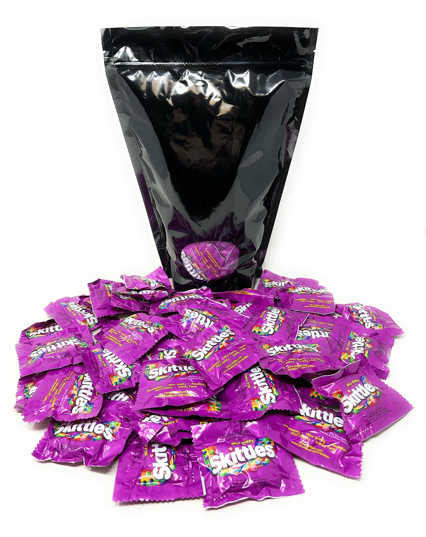 Halloween Assortit X Skittles Collab Wild Berry Flavor Candy Coated Fruit Chew Fun Size 3 Lbs Individually Wrapped Bulk Party As