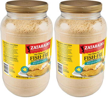 Zatarains Seasoned Fish Fri Seafood Breading Mix, 5.75 lb (Pack of 2)