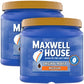 MAXWELL HOUSE Ground Coffee, Medium Roast, 30.6 oz Canisters (Pack of 2)