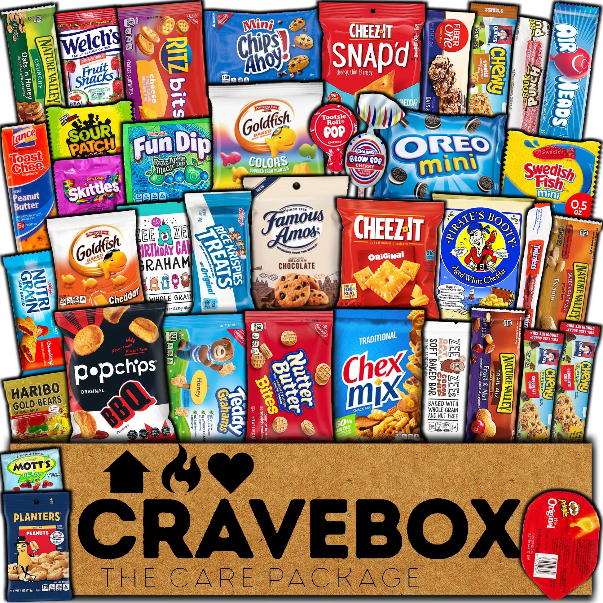 Cravebox Snack Box Variety Pack Care Package - Christmas   Gift Basket Boxes Pack Mature-Themeds Kids Grandkids Guys Girls Women Men Boyfriend Candy Birthday