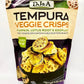 Tempura Veggie Crisps by DJ&A, Crafted From Pumpkin, Lotus Root & Eggplant, No GMO, No Artificial Flavors or Preservatives, 270g