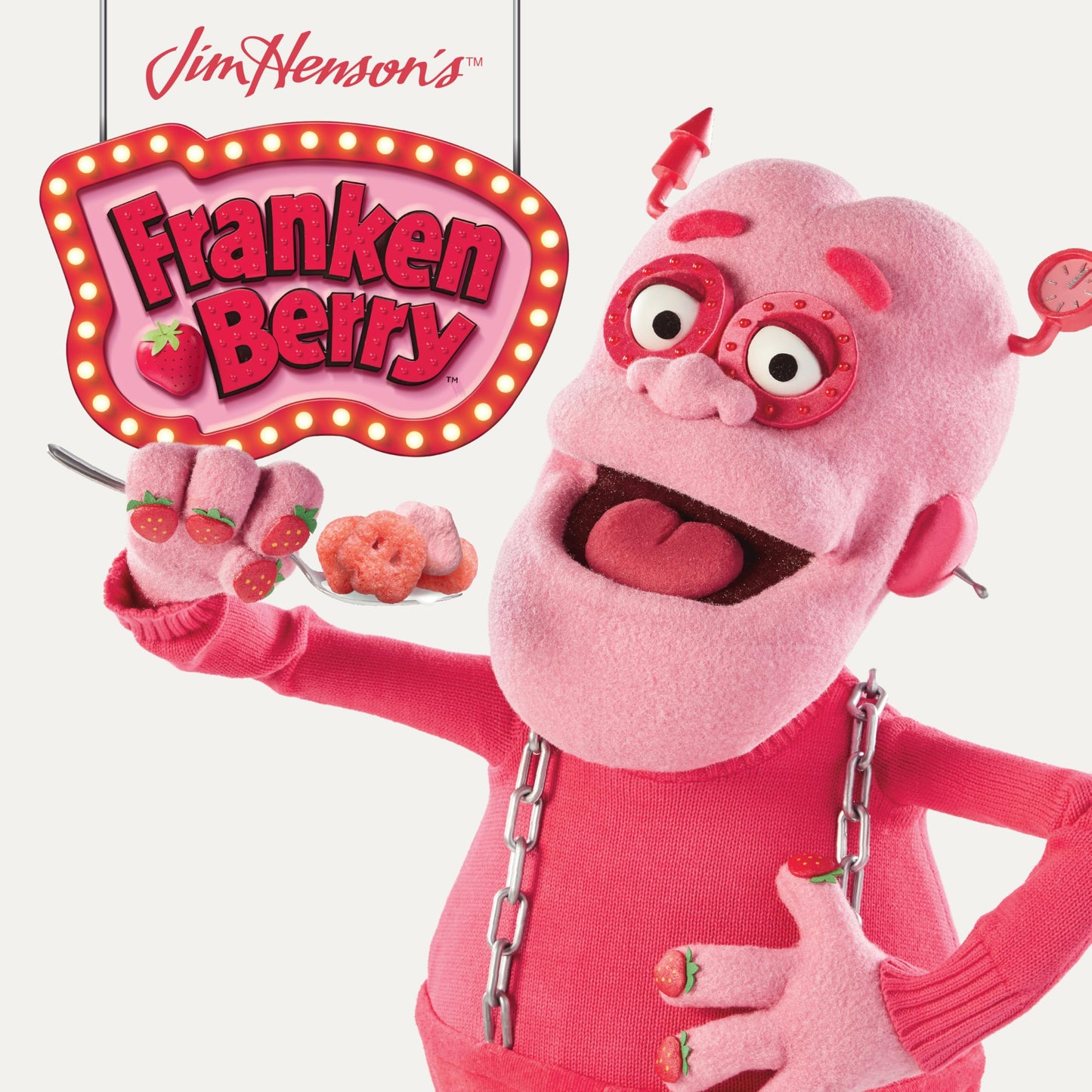 General Mills Franken Berry Cereal with Monster Marshmallows, Family Size, 16 oz, Whole Grain, Kids Breakfast Cereal