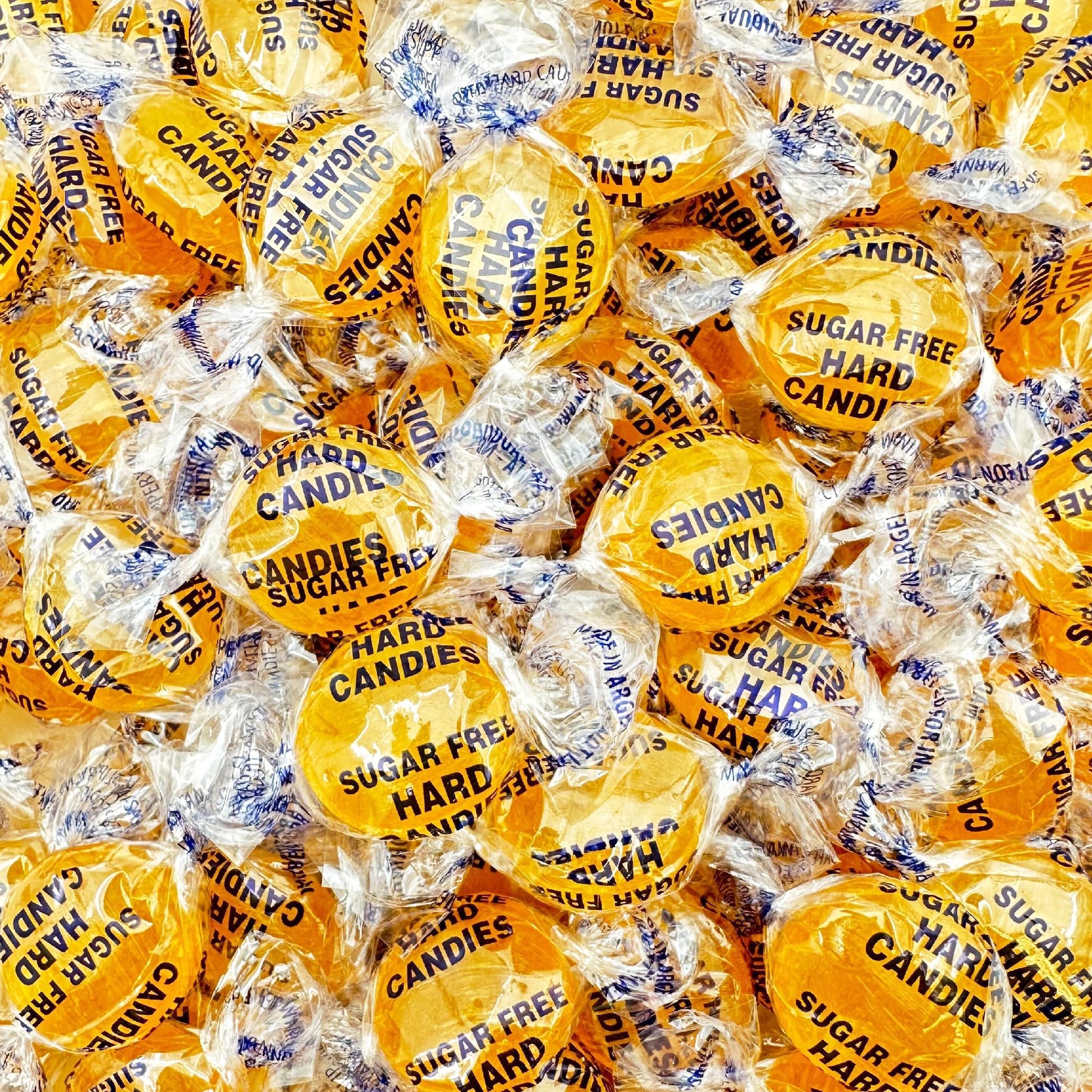 Sugar-Free Butterscotch Hard Candy | 1-Pound Bag - About 75 Pieces | Sugar Free Hard Candy Individually Wrapped | Smooth & Cream