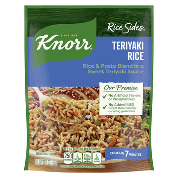 Knorr Rice Sides Teriyaki For a Tasty Rice Side Dish No Artificial Flavors, No Preservatives, No Added MSG 5.4 oz