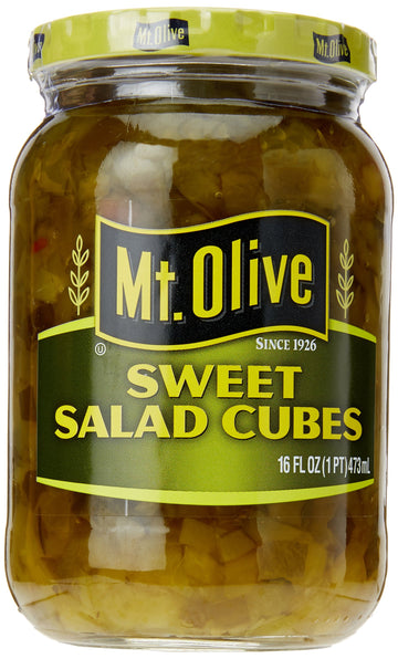 Mt. Olive Sweet Salad Cubes, 16Oz