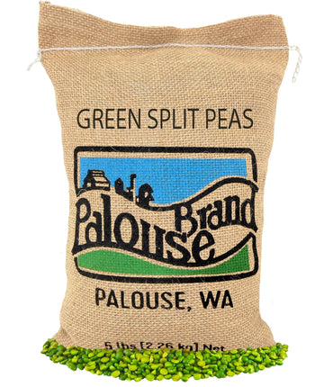 Mader Family Grown Green Split Peas | 5 Lb | Palouse Brand | Non-Gmo | Kosher | Bulk