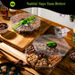 Nut Cravings Gourmet Collection - Rosh Hashana & Shana Tova Mixed Nuts Gift Basket + Green Ribbon (7 Assortments, 1 Lb) Arrangem