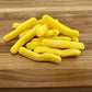 Firstchoicecandy Sweet & Sour Gummy Worms, Multi Flavors And Solid Colors (2 Pound, Sour Yellow Pineapple)