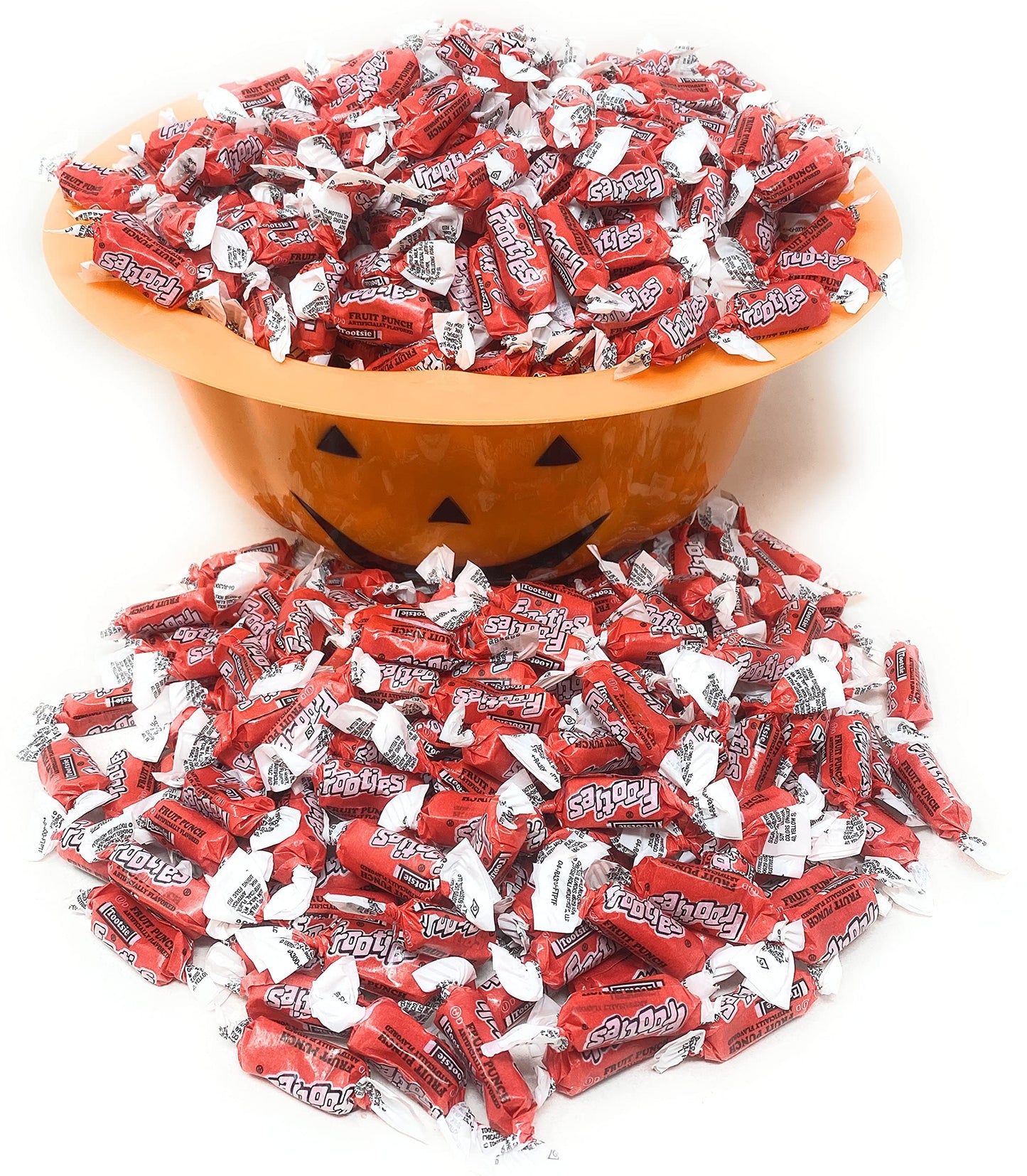 Bulk Fruit Punch Flavor Tootsie Roll Frooties Chewy Red American Taffies Candy Individually Wrapped In Resealable Assortit Bag 5