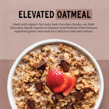 Purely Elizabeth Classic Cinnamon Superfood Oatmeal, with Prebiotic Fiber, Gluten Free & Non-GMO, 9.12 Oz (Pack of 6) (6 Pack, D