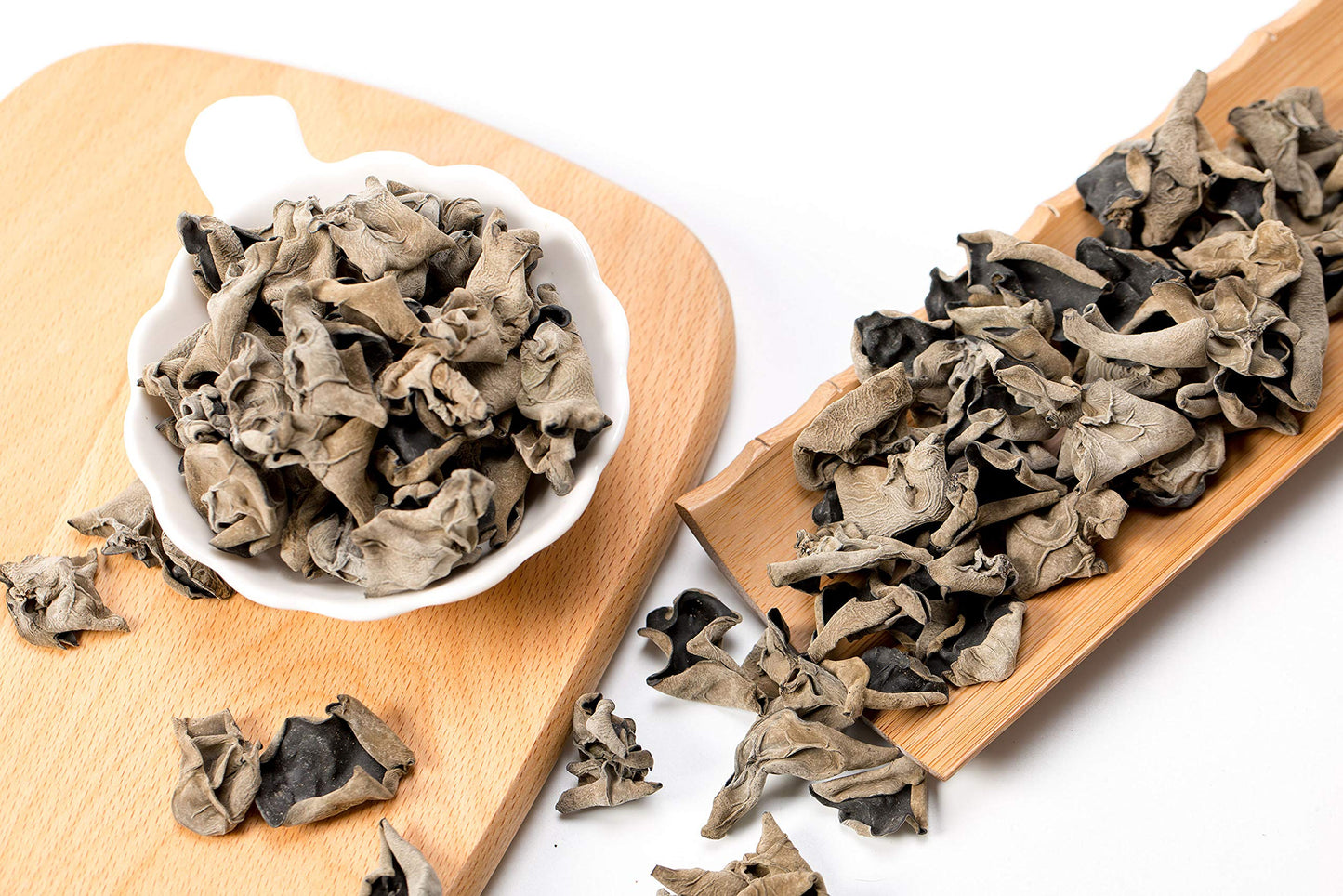 VIGOROUS MOUNTAINS Dried Woodear Mushrooms for Cooking, Chewy Texture Dry Black Fungus for Soup/ Stir-fries/ Salads , ??5oz 141.