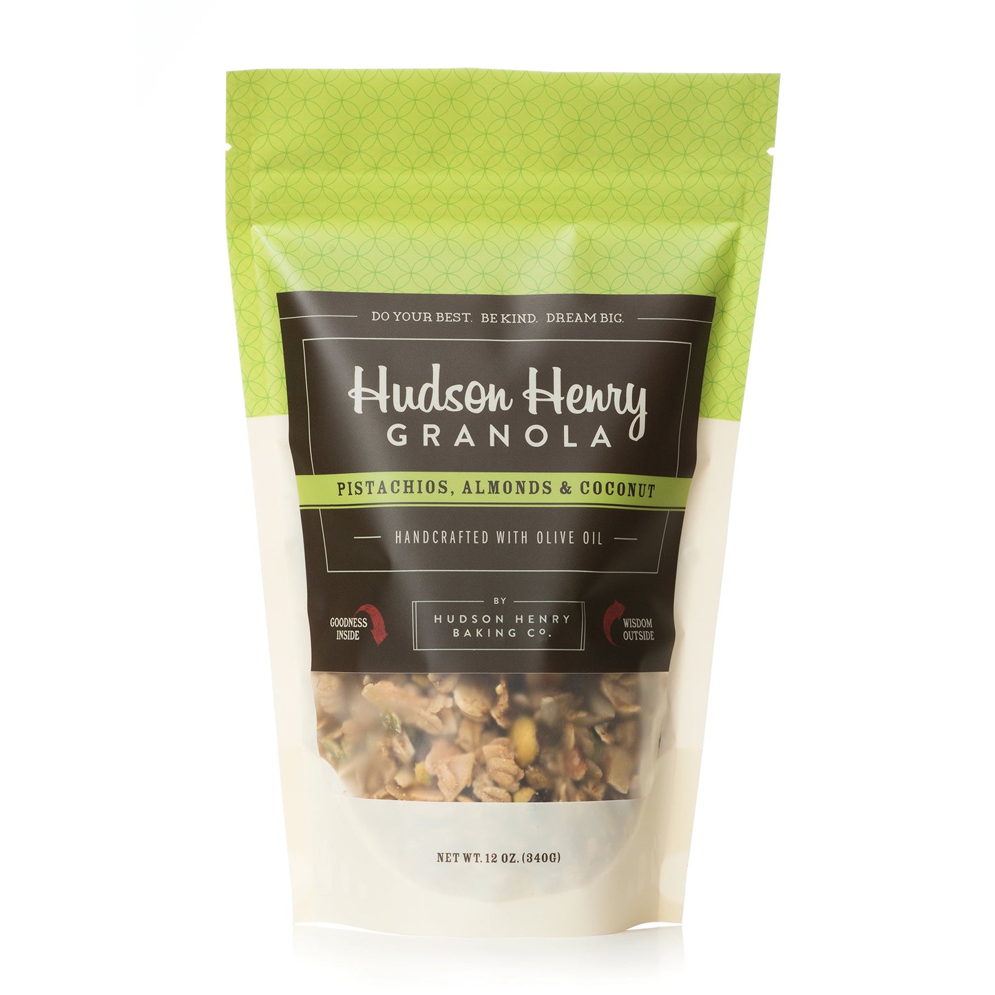 Hudson Henry Granola, Trio Delight (Pecan, Walnut, And Pistachio Granolas), 12 Oz. Package, Pack Of 3 | Non-Gmo Project Verified