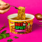 Nissin Hot & Spicy Ramen Noodle Soup, Shrimp, 3.27 Ounce (Pack Of 6)