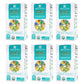 Hyleys Organic Green Tea 7 Assorted Flavors - 25 Tea Bags (6 Pack - 150 Tea Bags Total)
