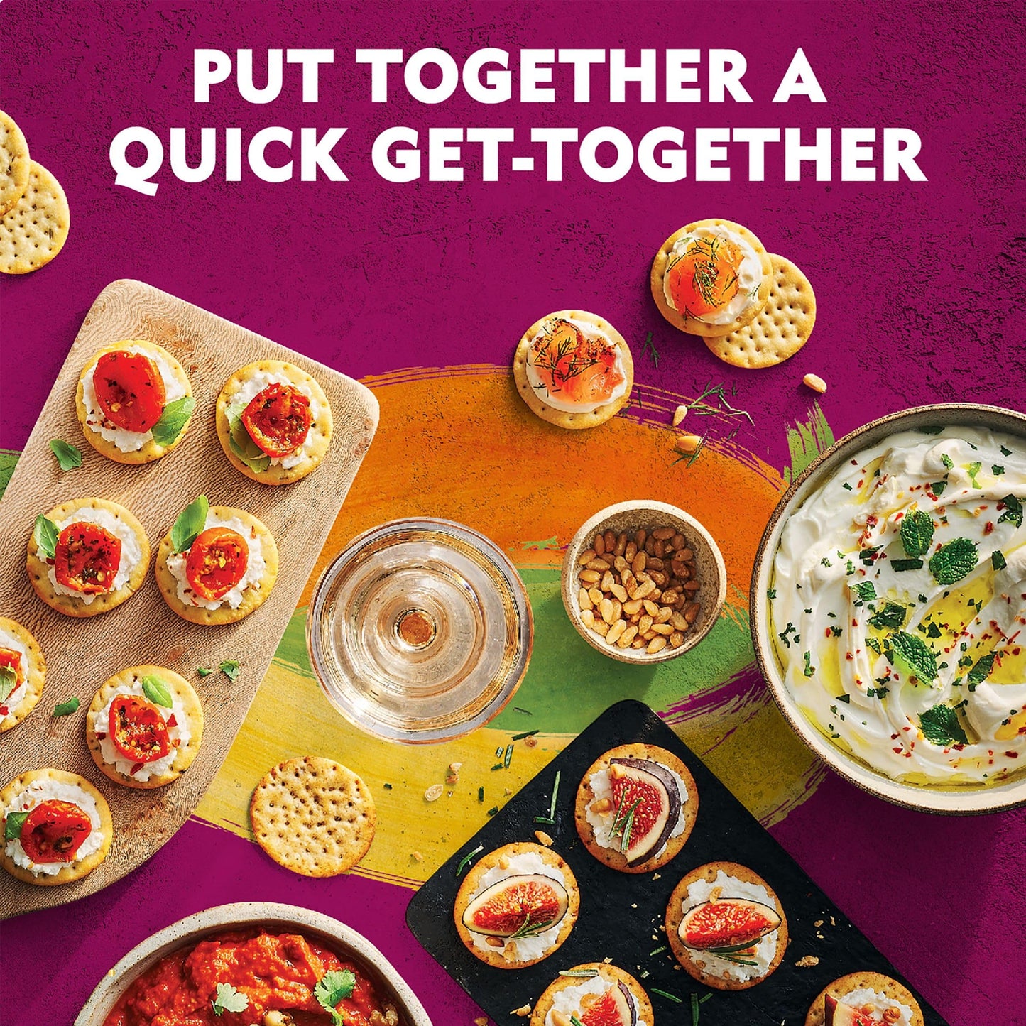 Toasteds Crackers, Cracker Collection, Lunch Snacks, Variety Pack, 12oz Box (1 Box)