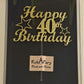 40 Birthday Cake Topper Gold Glitter, Party Decoration Ideas, Premium Quality, Sturdy Doubled Sided Glitter, Acrylic Stick. Made