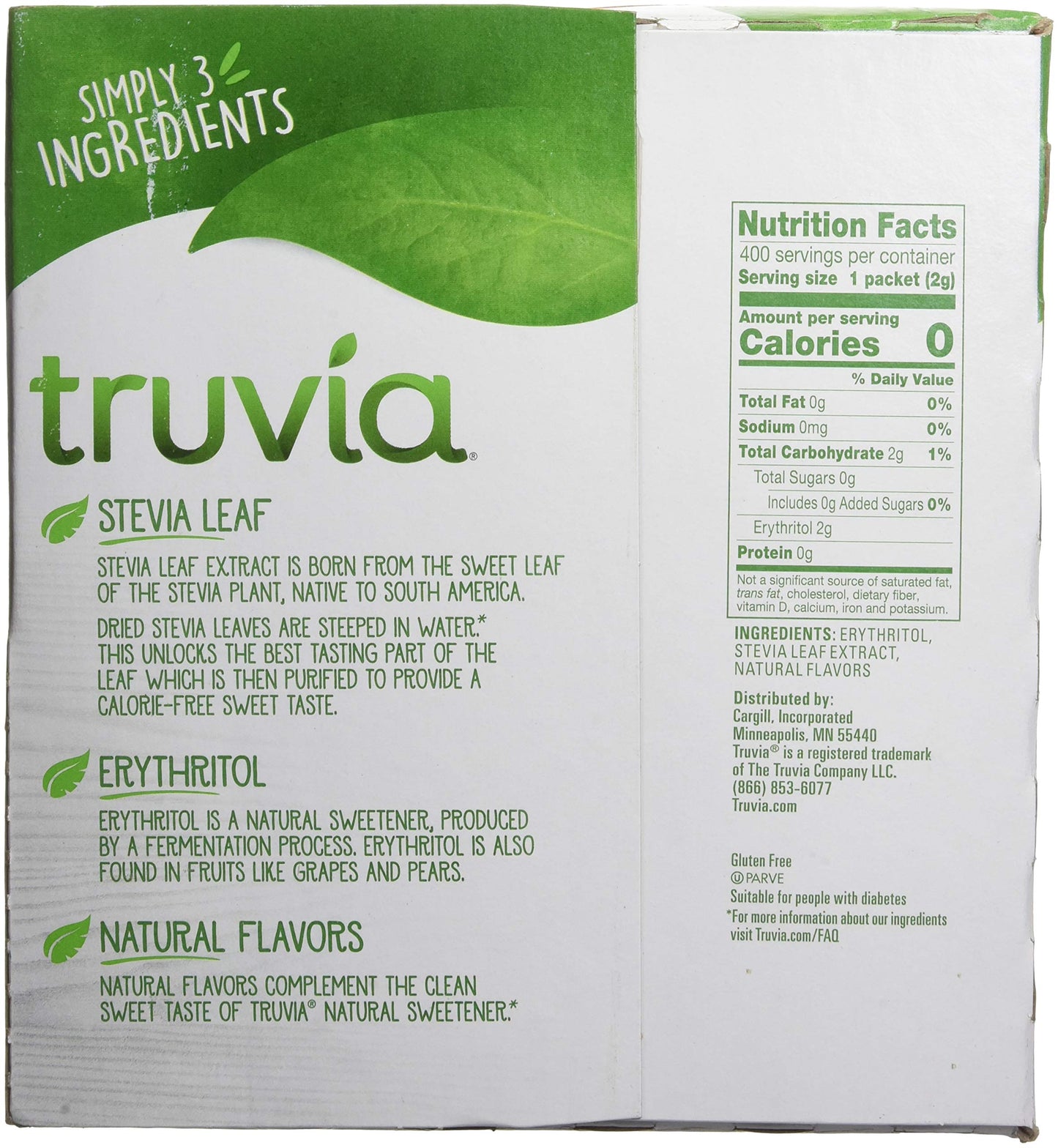 Truvia Naturally Sweet (Calorie-Free)28.2 Oz (400 Packets)