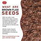 Spicy World Brown Flaxseed, 10 Pound Box - High Fiber, Nutrient-Rich Superfood