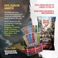 Mythical Meats Dungeons & Dragons Martial Morsel (Monk) - 12 Jerky Sticks - Sweet And Spicy Beef & Buffalo Stick, Gluten Free, M