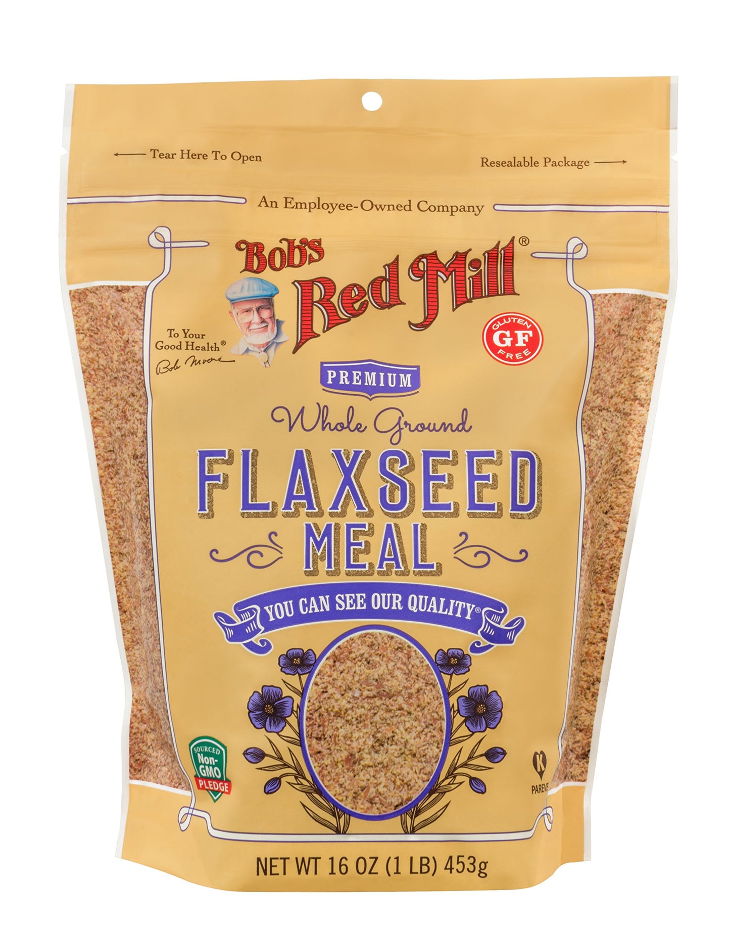 Bobs Red Mill Flaxseed Meal 16-ounce (Pack of 4)