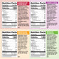Lenny & Larrys Cookie-fied Protein Bar Variety Pack - 4 Flavors - 8 x 1.59oz Vegan Protein Bars - High Protein Snacks with 12g P