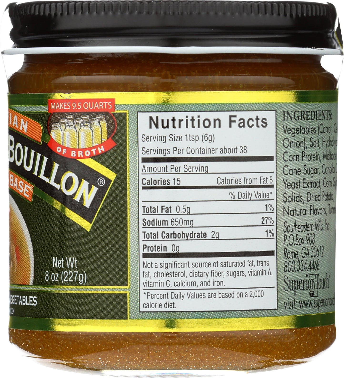 Better Than Bouillon No Chicken Base, Vegetarian, 8 Ounces (Pack Of 6)