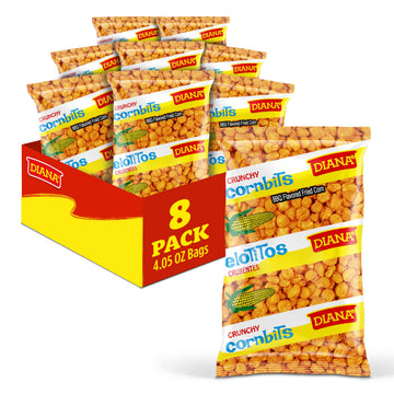 Diana Elotitos Crunchy Corn Kernel Snacks, Original Bbq Flavor, 4.05 Oz (Pack Of 8)