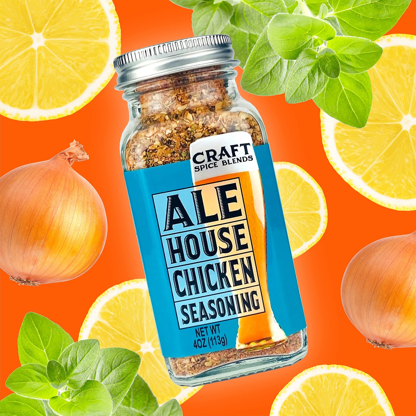 Craft Spice Blends Grilling Seasoning & Rub 4-Pack Gift Set - All Natural, Perfect for BBQ and Grilling, Made in the USA