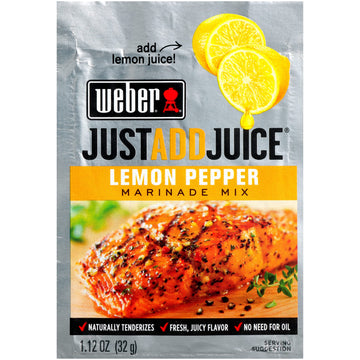 Weber Just Add Water Lemon Pepper Marinade, 1.12 Ounce (Pack Of 12)
