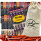 Jerky.Com Jerky Gift Basket For Men | 30 Piece Meat Sticks Sampler With Beef Sticks, Pork, Ham, Sriracha, Turkey | High Protein, Low Carb, Keto Friendly Beef Jerky Snack Pack | Christmas Gifts For Men