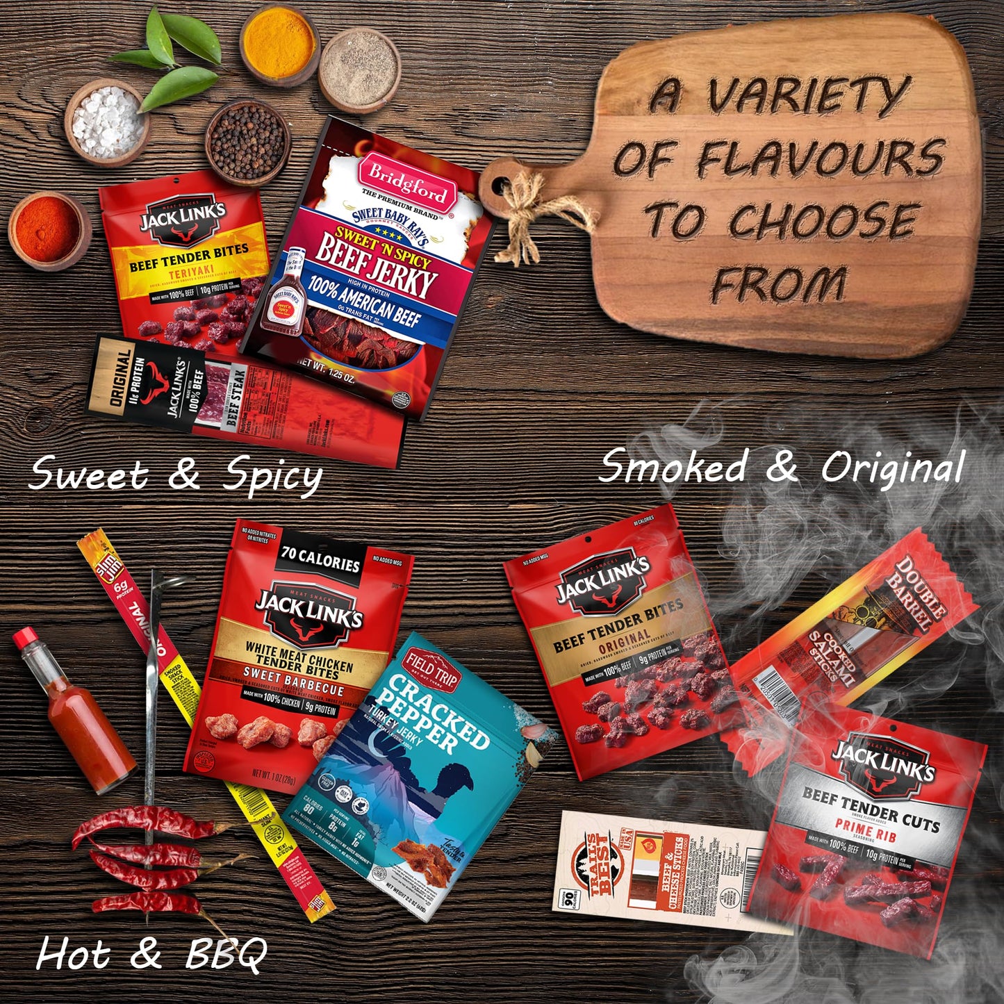 Dad Gifts For Father'S Day - Jerky Variety Pack Gift Basket For Men - Beef Jerky Gifts For Men Gifts For Dad Who Wants Nothing -