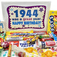 Retro Candy Yum ~ 1944 81St Birthday Gift Basket Box Of Nostalgic From Childhood For 81 Year Old Man Or Woman Born 1944 Jr