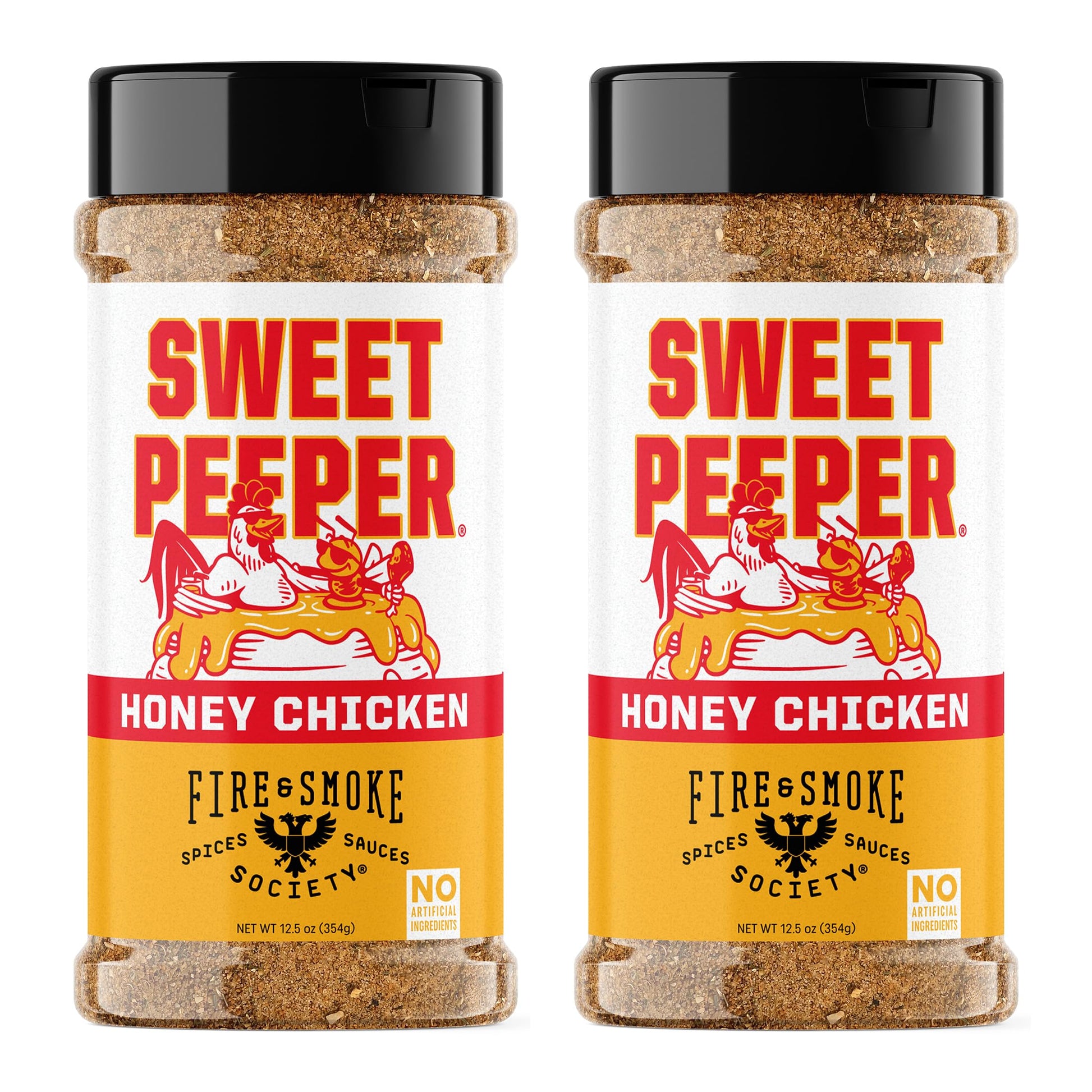 Fire & Smoke Society BBQ Seasoning for Meat, Poultry & Chicken, 12.5 oz (2-Pack)