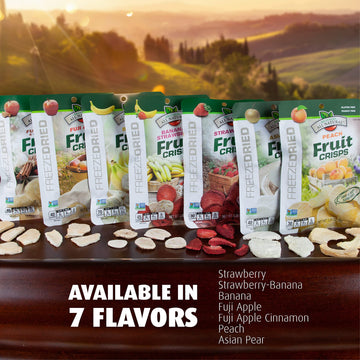 Brothers-All-Natural Fruit Crisps, Fuji Apple And Cinnamon, 0.35 Ounce (12 Count, Pack Of 2)