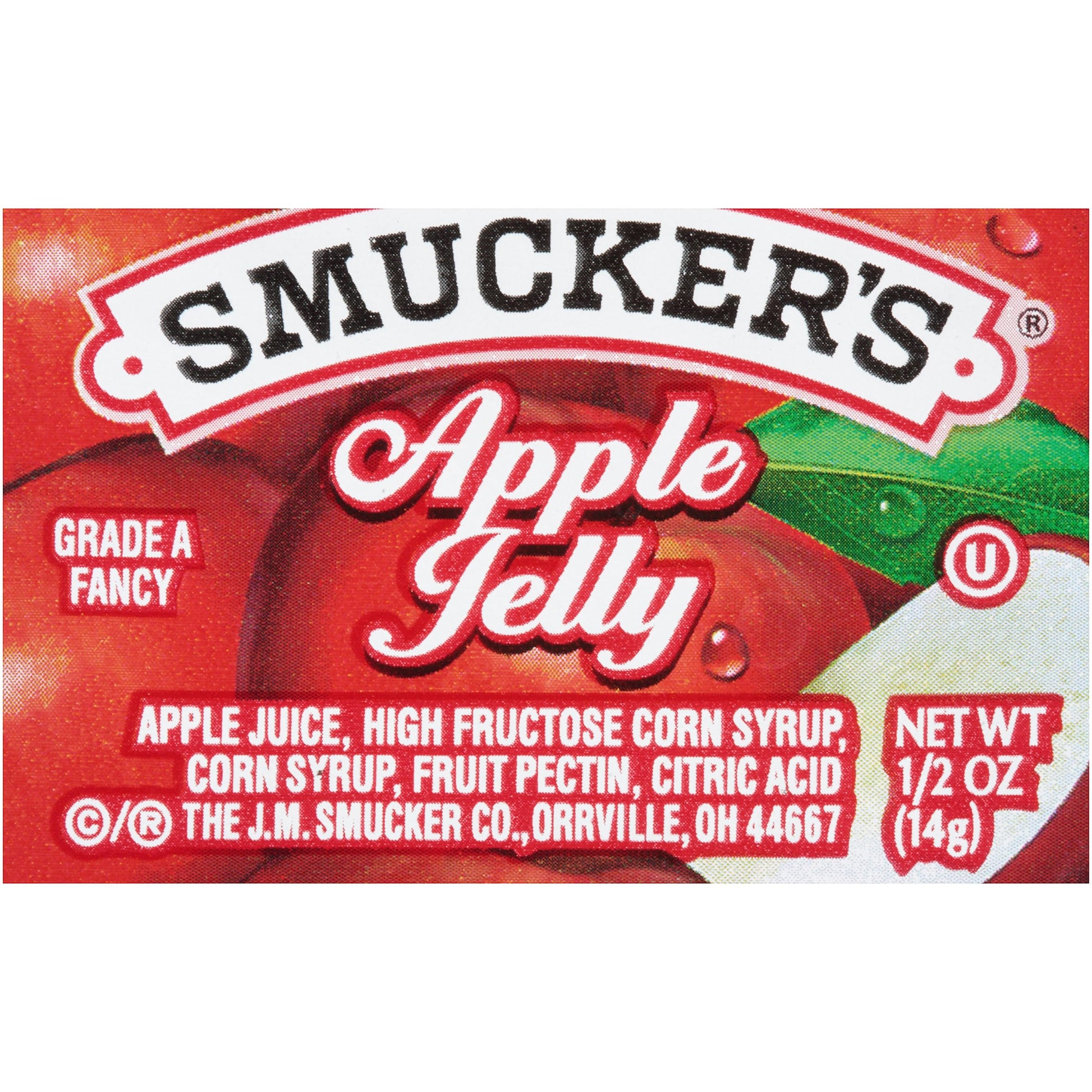 Smuckers Apple Jelly Portion Control, 0.5 Ounce (Pack of 200)
