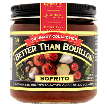 Better Than Bouillon Culinary Collection Base, Sofrito Base, Contains 38 Servings Per Jar, 8-Ounce Glass Jar (Pack Of 2)