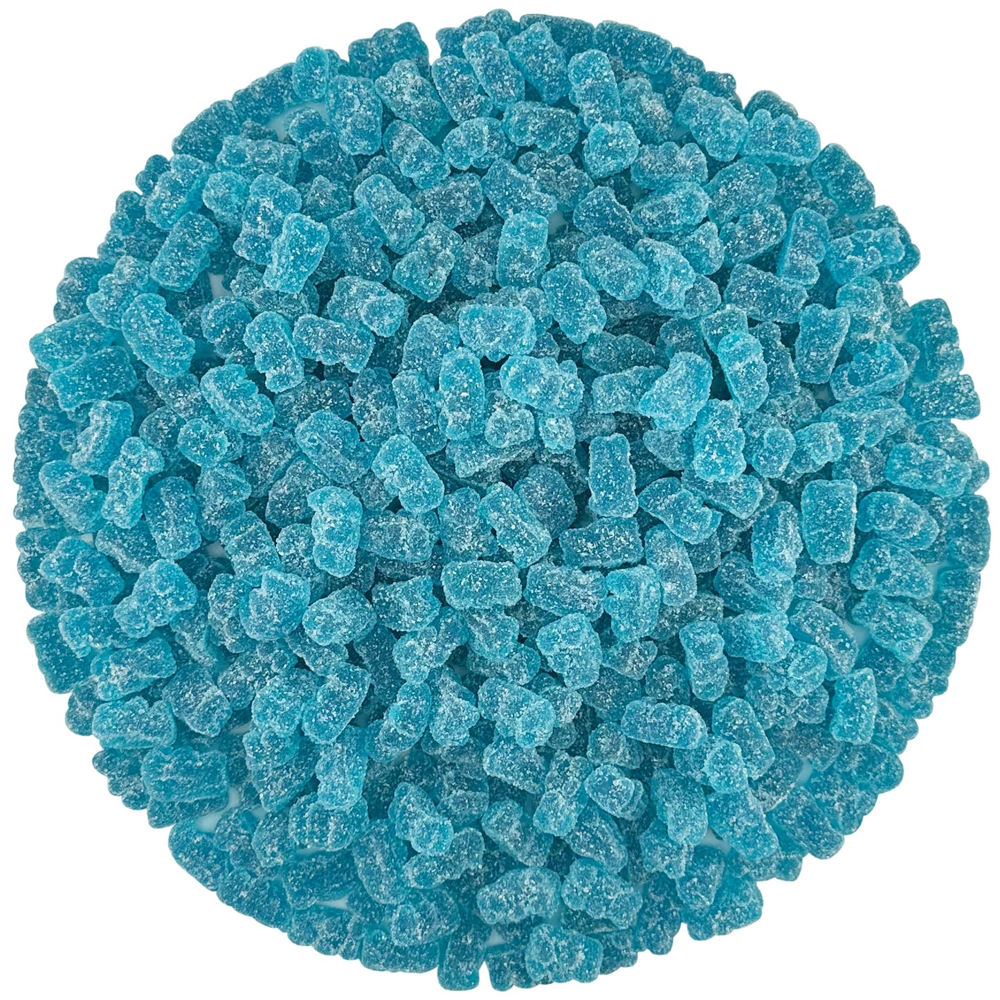 FirstChoiceCandy Sour Wacky Gummy Fun Bears, Sour Blue Raspberry, 2 Pound Pack