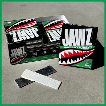 Jawline Chewing Gum (4 Month Supply) Mint - Define Your Jawline, Slim And Tone Your Face - Facial Exerciser For Men And Women -