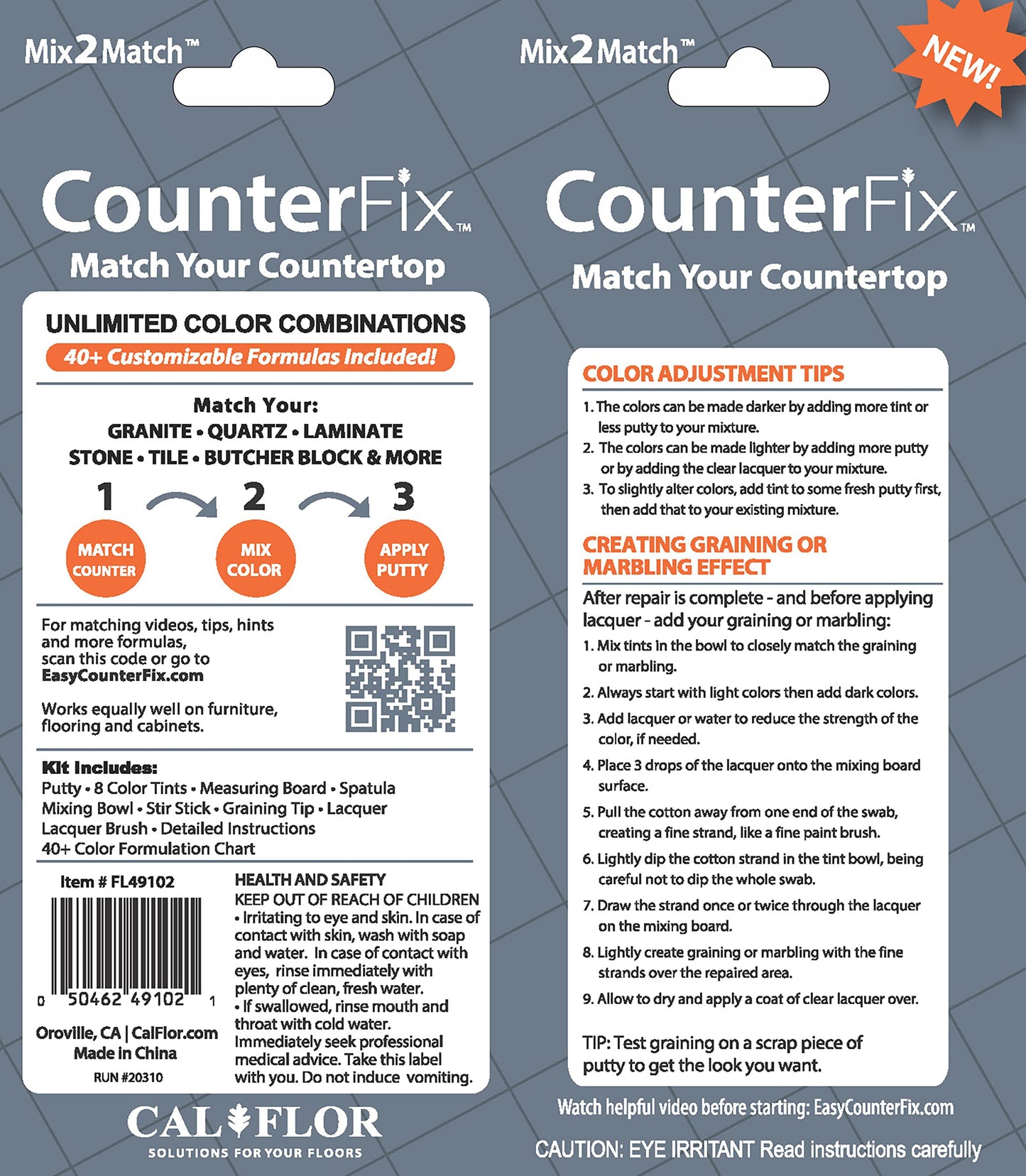 Calflor Fl49102 Counterfix Countertop  Backsplash Repair