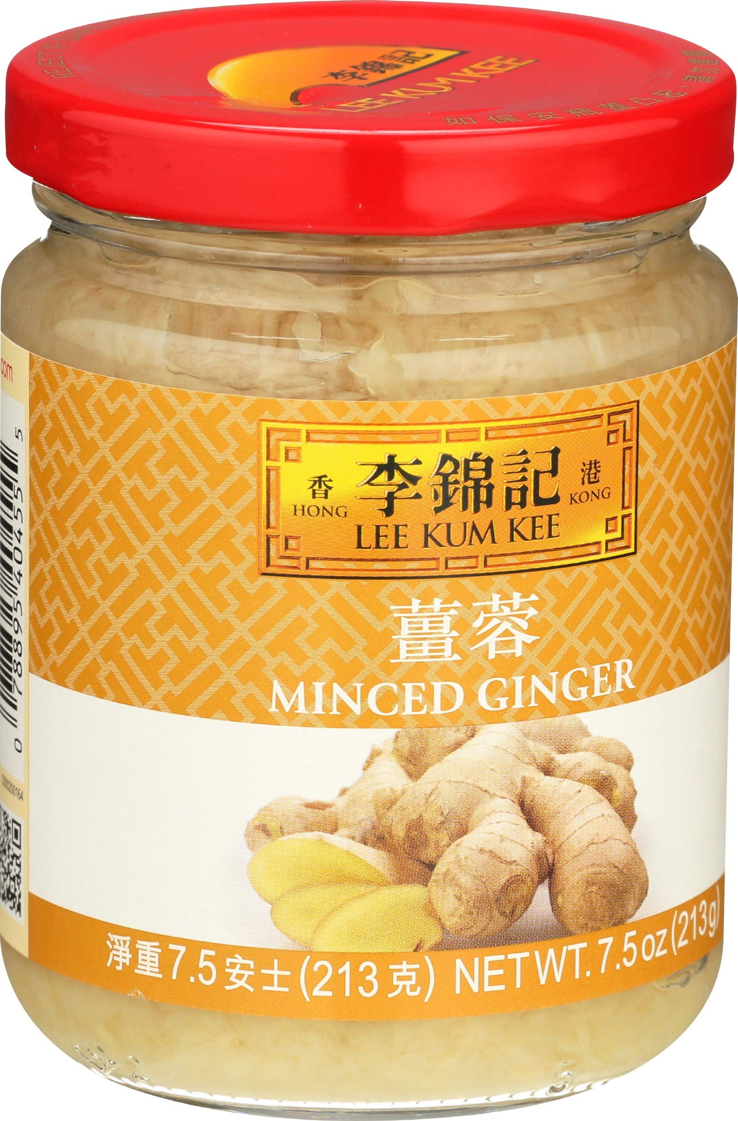 Lee Kum Kee Minced Ginger, 7.5-Ounce Jars (Pack Of 4)