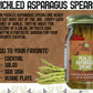 Green Jay Gourmet Pickled Asparagus Spears In A Jar - Fresh Hand Jarred Vegetables For Cooking & Pantry - Home Grown Pre-Prepare