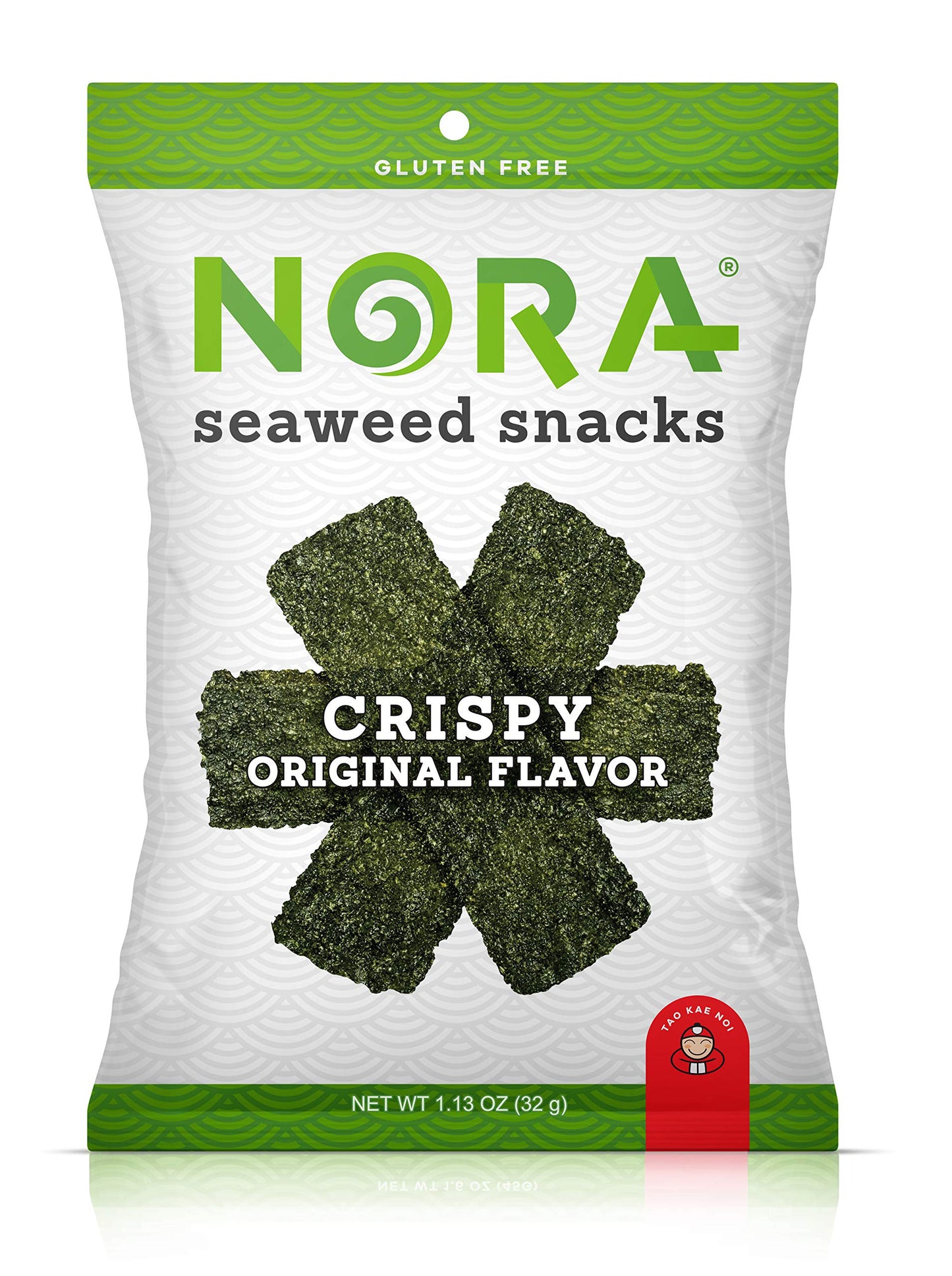 Nora Snacks Seaweed Crispy Original 1.13 Oz