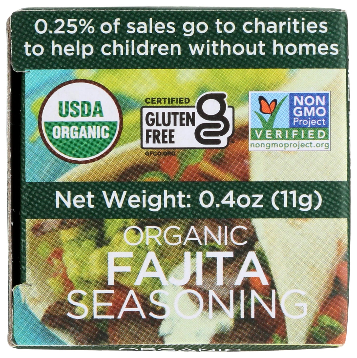 Spicely Organic Seasoning Fajita 0.40 Ounce Ecobox Certified Gluten Free