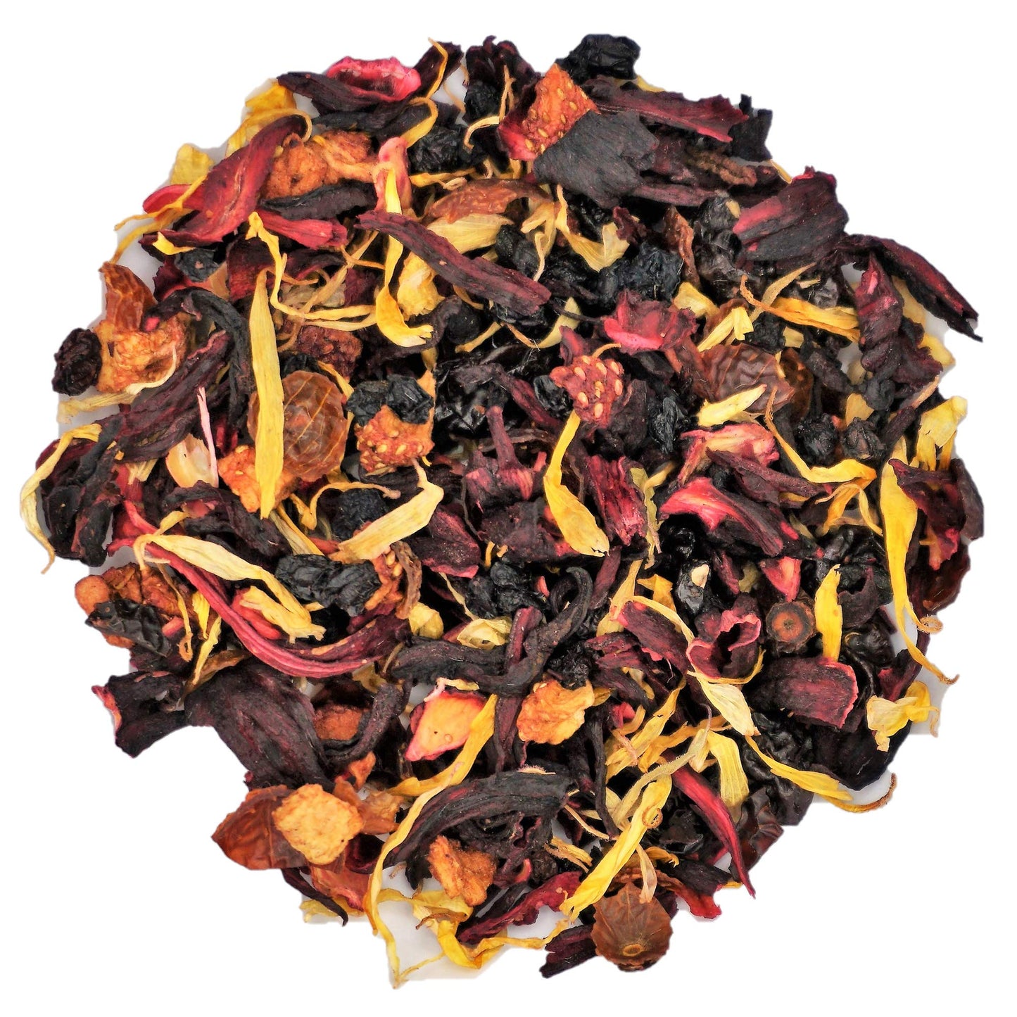 Raw Brewing Company Kombucha Brew Booster - Organic Elderberry Currant Blueberry Blend, Loose Leaf, 4 Ounce, Caffeine Free