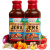 Grace Jamaican Style Jerk Bbq 16Oz - 2 Pack Jamaican Jerk Seasoning  Marinade & Dipping Sauce - Best Hot Barbecue Sauce -