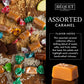 Béquet Assorted Caramels - Gourmet Individually Wrapped Candy Variety Pack - Celtic Sea Salt, Salt Chocolate, Classic Vanilla, Butterscotch, Green Apple, Salted Mocha & Salted Butterscotch - 8 Oz Gift Bag