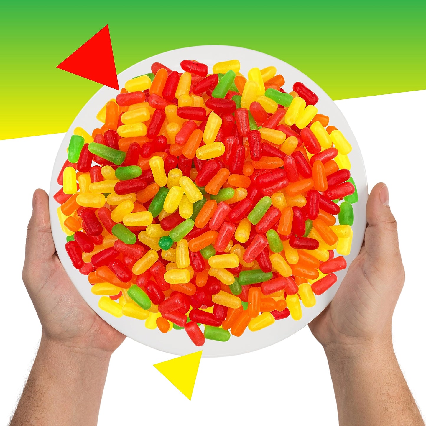 Mike And Ike Original Fruits Gummy Candy (2 Pound Bag)