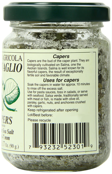 Antonino Caravaglio Salted Capers, 3.2 Ounce